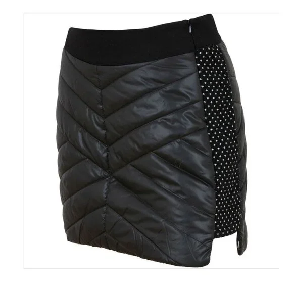 NWT Krimson Klover Carving Skirt W’s Small Black Insulated Ski Apres Nordic $149 - Picture 2 of 13